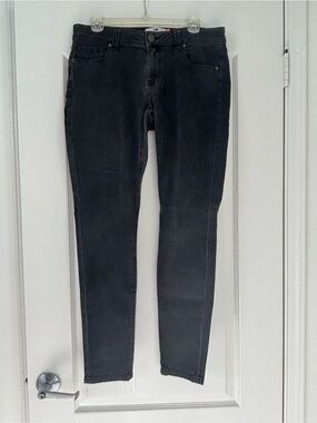 CAbi Faded Black Mid Rise Skinny Jeans Essential Capsule